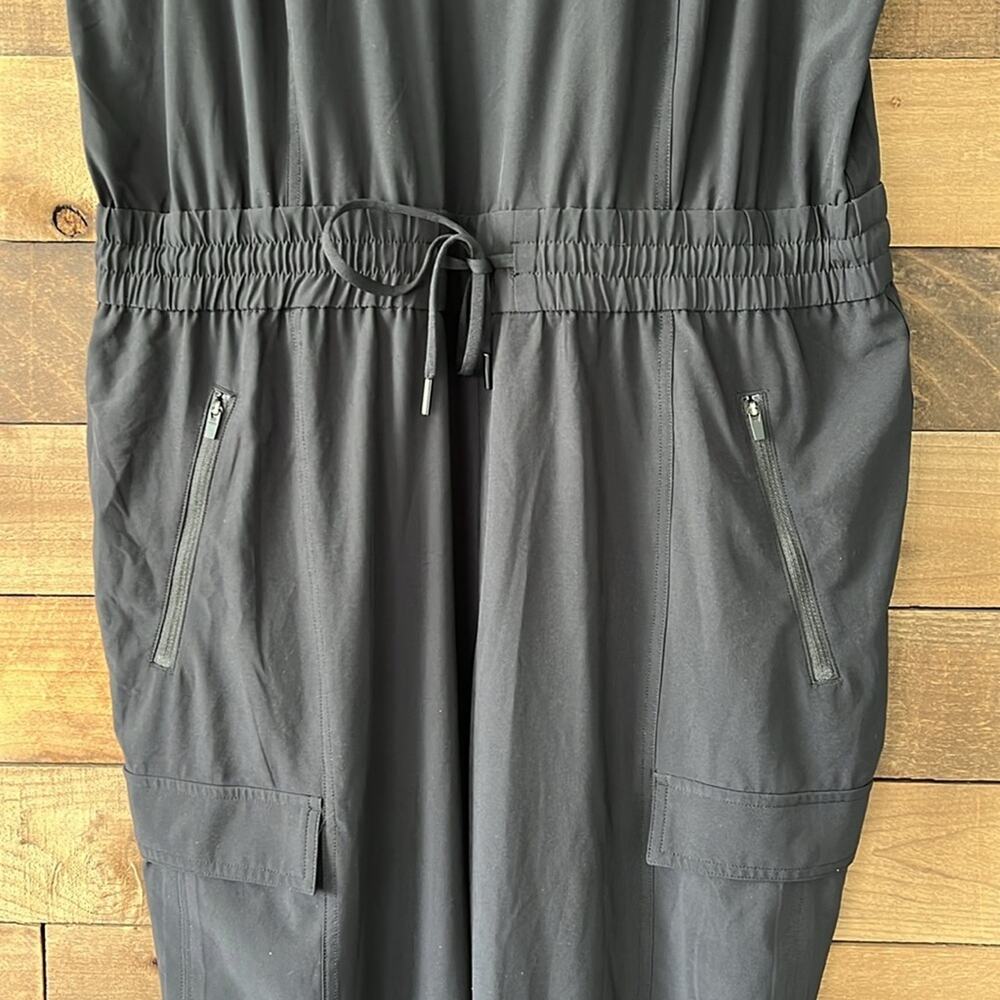 Athleta Woman's Unbound Jumpsuit Romper in Black - Picture 4 of 9